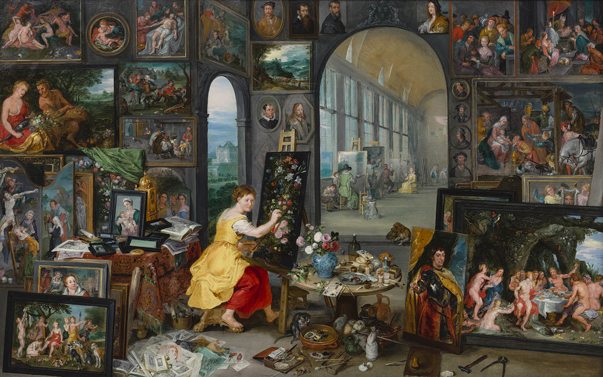 jan breughel de jonge allegorie van de schilderkunst 1625 30 JK art foundation